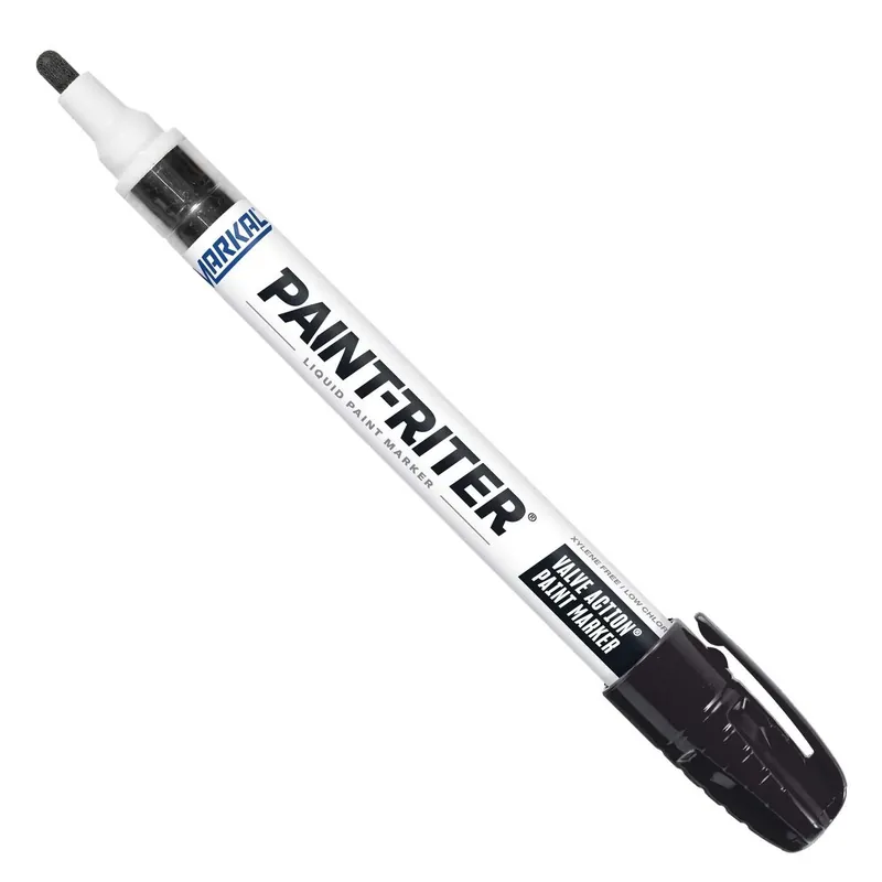 Markal 096823 Paint-Riter Valve Action Liquid Paint Markers 1/8 in Bullet/Medium Tip