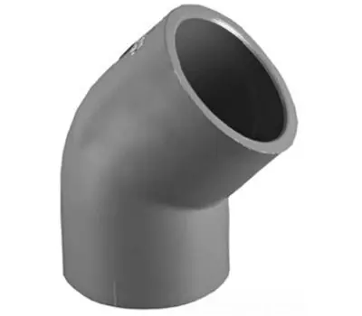 Charlotte Pipe and Foundry PVC 08309 1400 Slip Schedule 80 PVC 45-Degree Elbow