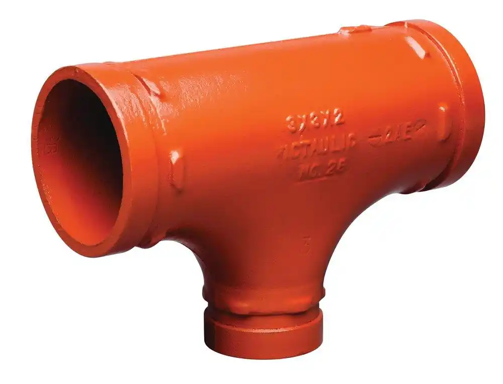 Victaulic FG62025P00 FireLock™ Style 25 12 x 12 x 10 in. Grooved Carbon Steel Tee