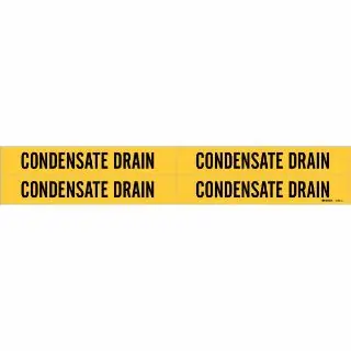 Brady 7062-4 BRA 4 Style Permanent Acrylic Pipe Marker Condensate Drain