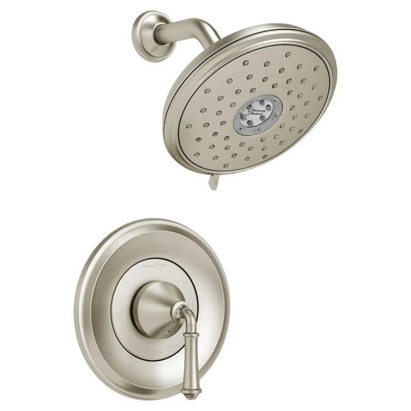 American Standard TU052507.295 Delancey One Handle Multi Function Bathtub & Shower Faucet in PVD Brushed Nickel