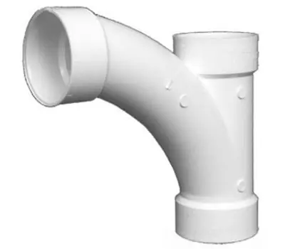 CHARLOTTE PIPE AND FOUNDRY PVC005010600 1-1/2 in. Hub PVC Combination Wye and 45-Degree Bend