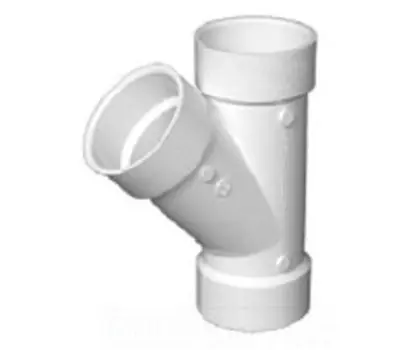 Charlotte Pipe PVC006001600 PVC 600 6 DWV Hub Wye