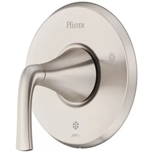 Pfister R89-1MCAGS 1HDL LeV P/BAL VLV TRIM IN SPOT DEFENSE BRUSHED NICKEL