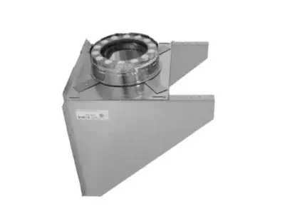 Metal-Fab 6TGWS Temp Guard 2100 Degree 6 Inch Wall Support/Adapter