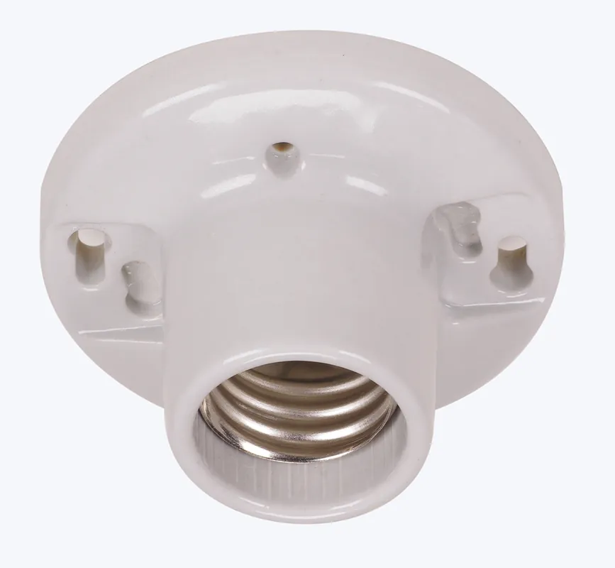 Satco 90-483 Keyless Porcelain Mogul Base Lamp Holder