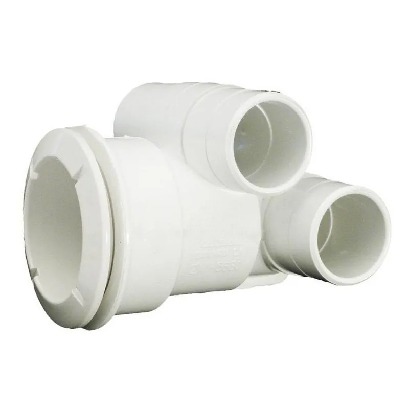 Waterway Plastics 210-5830B 1 Inch Slip Air x 1 Inch Slip Water Tee Body