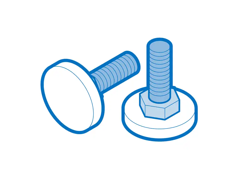 MIDEA 12638100000032 LEVELING LEG
