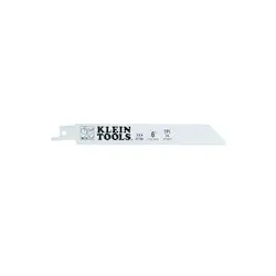 Klein 31734 Recip Saw Blade, 24 TPI, for 18 Gauge, 6-Inch