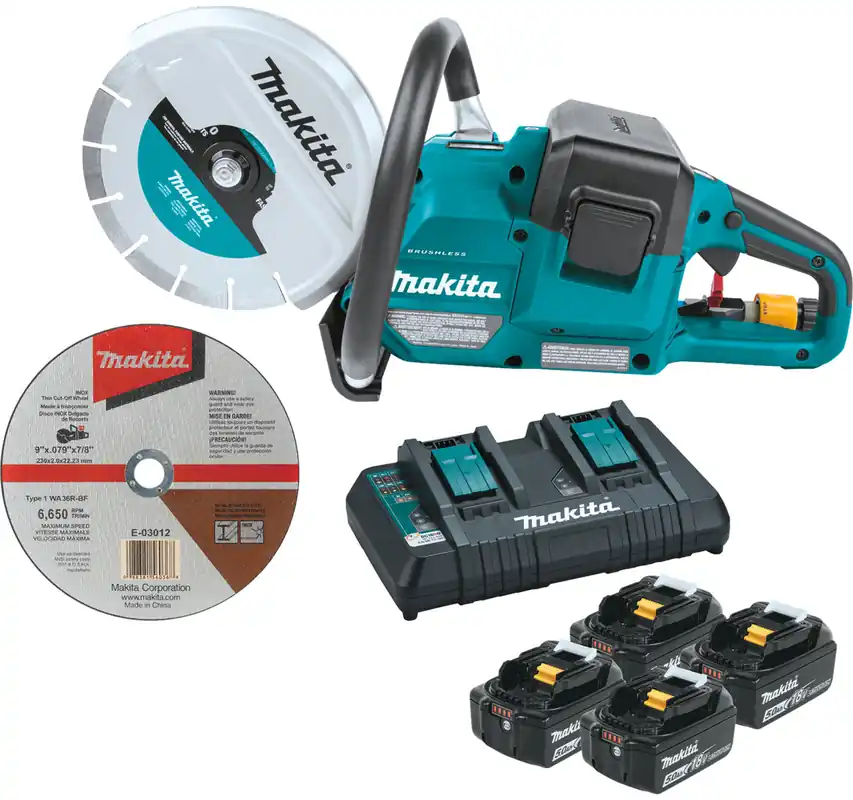 Makita XEC01PT1 9 Brushless Power Cutter Kit 36V (18V X2) 140XEC01PT1