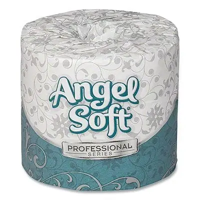 Angel Soft 16580 Professional Series 2-Ply Bath Tissue 4 in L x 4 in W