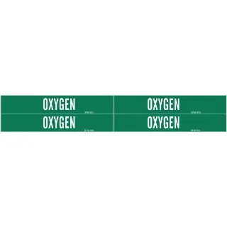 Brady 7210-4 BRA Pipe Marker Self-Adhesive 4 OXYGEN