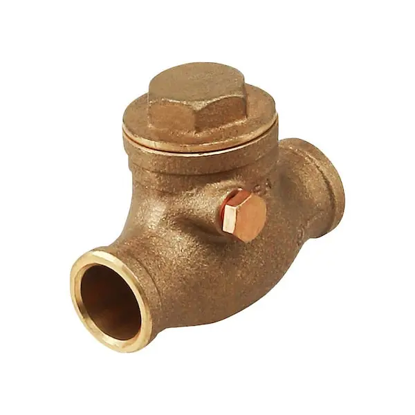 Everflow 210C112-NL SWT Swing Check Valve Cast Brass 1-1/2 Inch