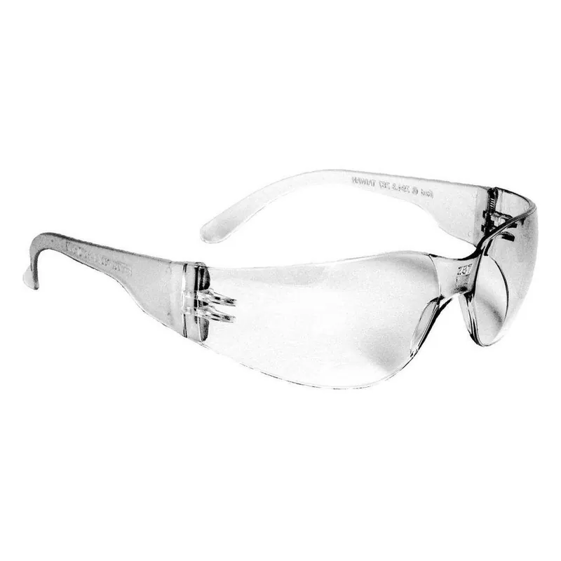 Radians MR0110ID Mirage Clear Lens Clear Frame Scratch Resistant Safety Glasses
