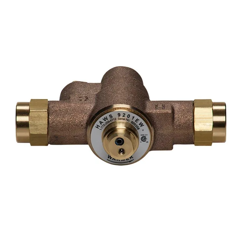 Haws 9201EW Axion 1/2 in. FNPT Brass Thermostat Mixing Valve