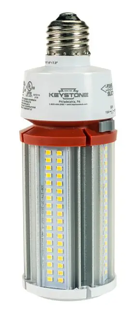 Keystone KT-LED27PSHID-E26-840-D-/G4 LED HID Replacement Lamp, Power Select 27/22/18W, E26 Base, 4000K, 120-277V Input
