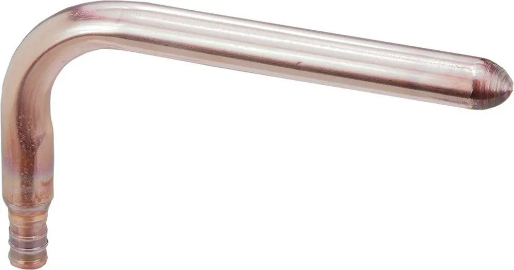 Viega 44228 PureFlow 3/8 x 1/2 x 8 in PEX Stub Elbow Without Plate