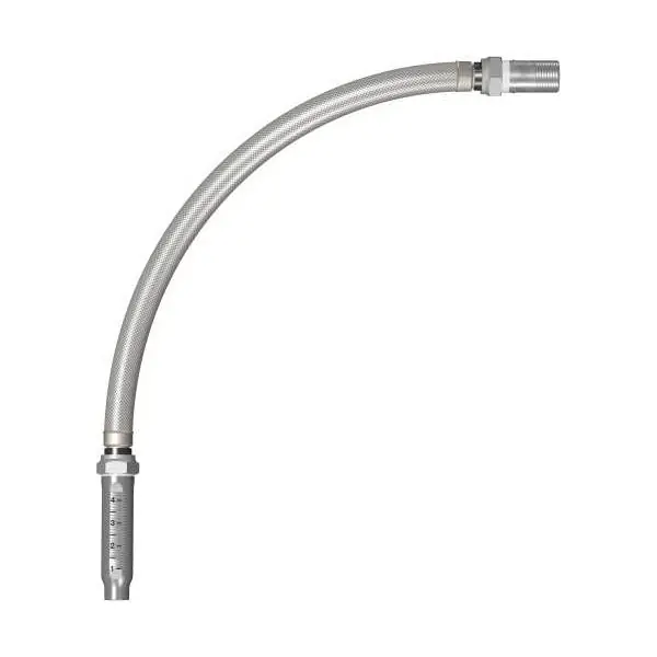 Victaulic A48TAQBBA1 VicFlex AH1 Stainless Steel Braided Flexible Drop Hose with 5.75 in Reducer 3/4 in NPT 48 in L