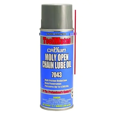 Crown by Aervoe 7043 Wire Rope/Chain/Cable Lubricant 16 oz Aerosol Can