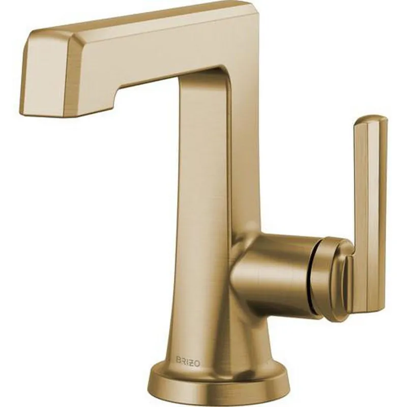 Brizo 65098LF-GL-ECO Levoir Single Handle Monoblock Bathroom Sink Faucet in Luxe Gold