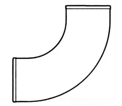 Tyler 007135 No Hub Cast Iron Short Sweep 1/4 Bend