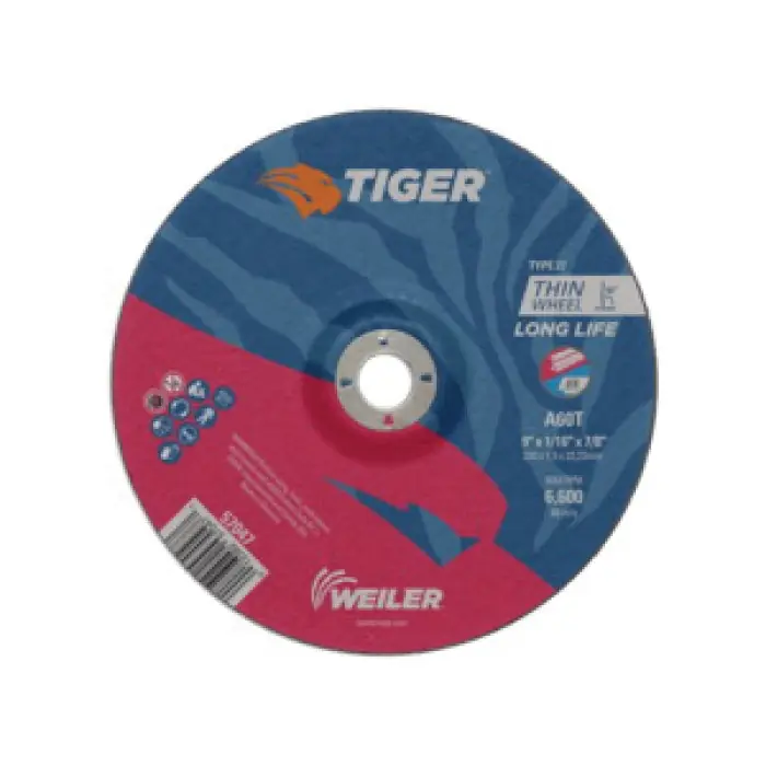 Tiger 57047 Cutting Wheel Power 9 in Diameter A60T Type 27