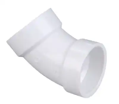 CHARLOTTE PIPE AND FOUNDRY COMPANY PVC023092000 4 in. Slip x Slip PVC 45-Degree Elbow