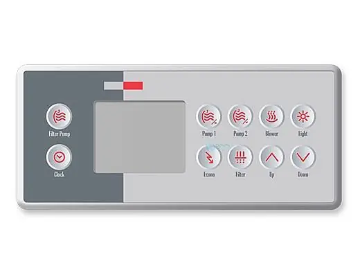 Gecko BDLTSC410K TSC-4-10K-GE1 AND OVERLAY Keypad