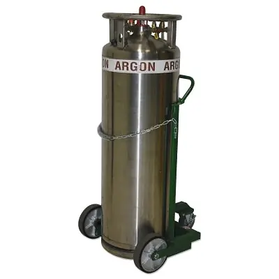 Saf-T-Cart EZ-LOAD-4L Industrial Series Cart Holds 1 Cylinder 10 in Phenolic Soft Rubber Wheels