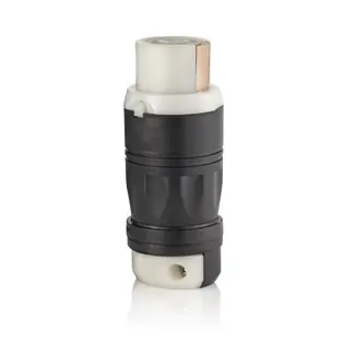 Leviton 3762C EB Conn Lock 50 Amp 2 Pole 3 Wire Non NEMA Locking Connector
