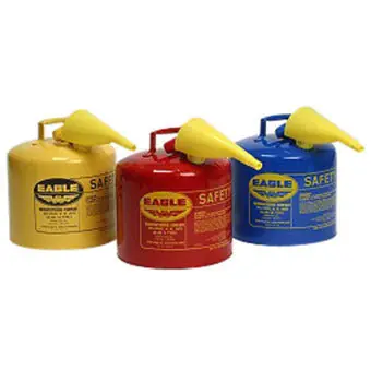 Eagle Manufacturing UI20FS 2Gal Type I Red Gas Can With Funnel