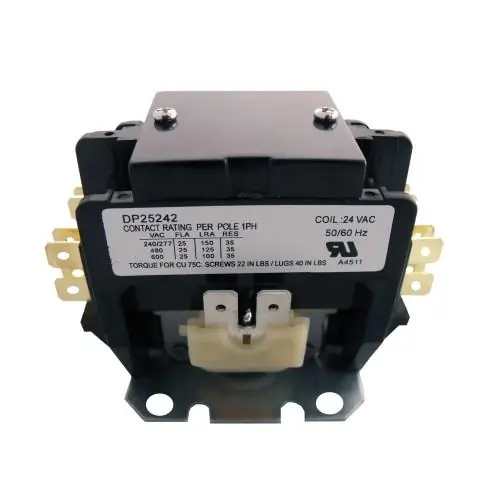 HVAC DP25242 CONTACTOR 25A 24V 2 POLE