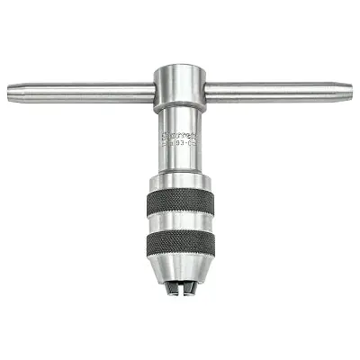 L.S. Starrett 50429 93 Series T-Handle Tap Wrench 3-1/2 in L 1/4 to 1/2 in tap