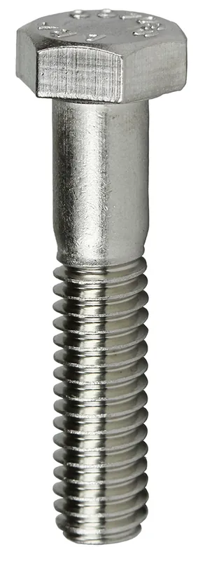L.H. Dottie MBS122 1/2 x 2 Inch Stainless Steel Hex Head Cap Screw