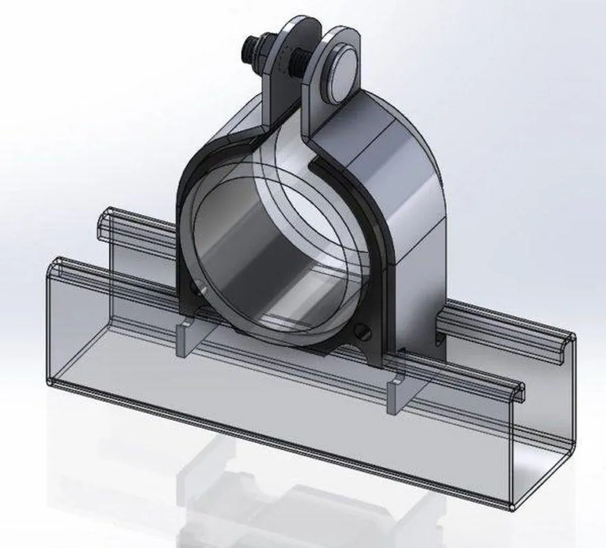 Empire Industries 8500Z0138 Figure 8500 1-3/8 In. Cushion Strut Clamp