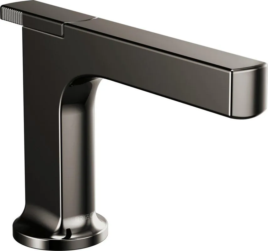 Brizo 65006LF-BNX-ECO Kintsu Single Handle Monoblock Bathroom Sink Faucet in Brilliance Black Onyx