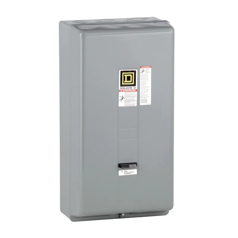 Square D 8536SEG1V02H30S Type-S Non-Reversing Motor Starter, Size 3, 90A 3Pole 3Phase, Motor Logic, 120VAC Coil, NEMA-1