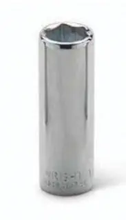 WRIGHT TOOL COMPANY E3526 13/16 3/8 Dr 6Pt Deep Socket Cougar