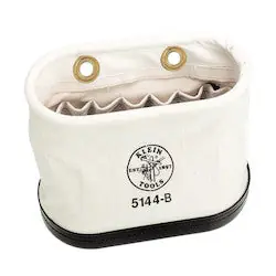 Klein 5144B Aerial Basket Oval Bucket with 15 Interior Pockets
