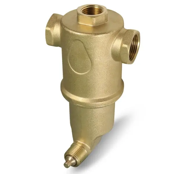 Everflow RAV-SP112T FIP Spiral Air Eliminator Valve for Hydronic Heating Applications 1-1/2 inch
