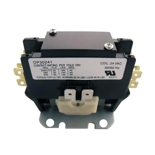 HVAC DP30241 1.5 Pole Contactor 30A 24V