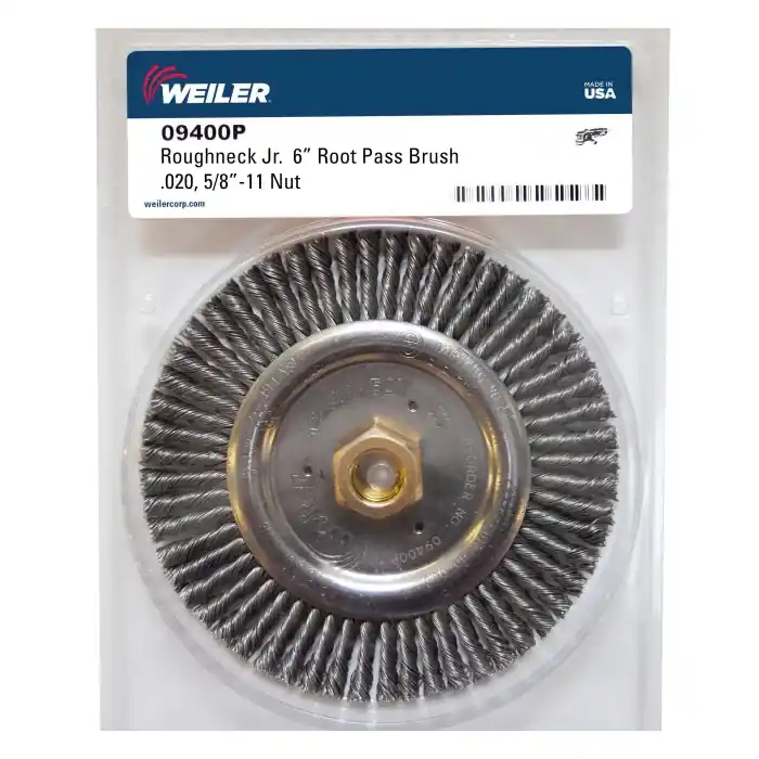 Roughneck 09400P Wheel Brush 6 in 3/16 in Face Width