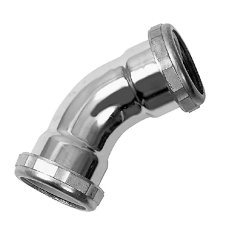 Dearborn 8478 1-1/2 45 Degree Slip Joint Elbow, Chrome - 20 Ga.