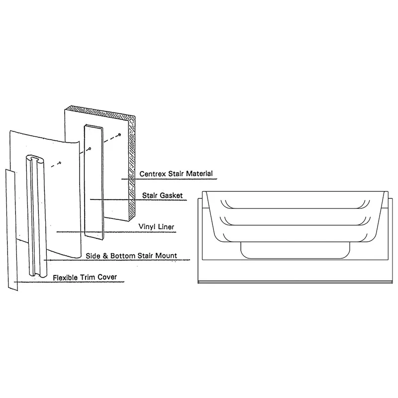 Cardinal H3-6037 Stair Trim Cap