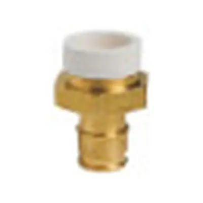 Sioux Chief 645WGC6 PowerPEX® 1-1/2 in. Solvent Weld x F1960 Brass Coupling