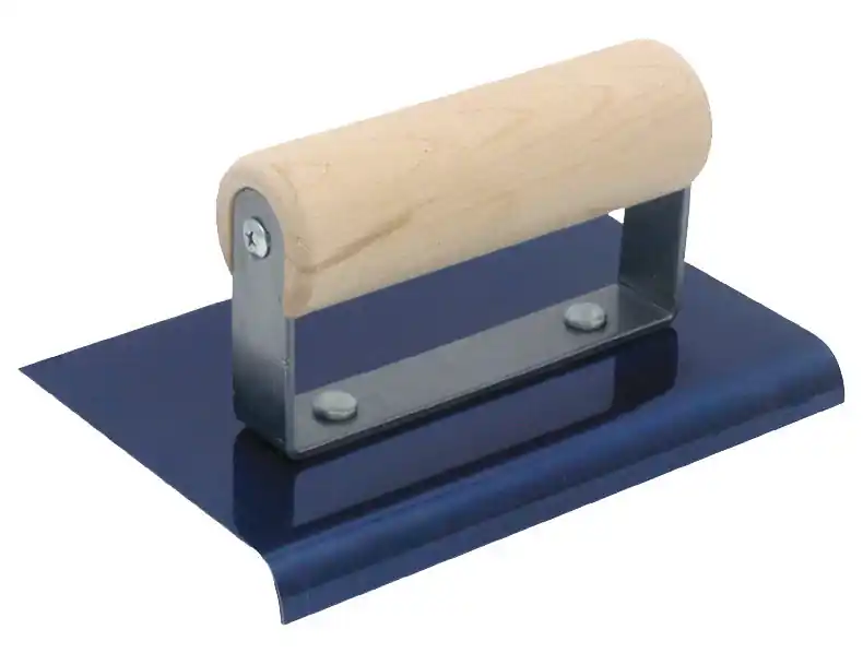 MARSHALLTOWN CE555B 6X4 1/4 Radius 3/8 Lip Blue Steel Edger