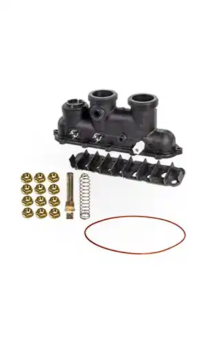 Raypak 017959F Inlet/Outlet Header Kit Polymer with Anode