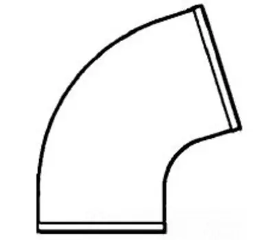 TYLER 007357 4 No-Hub CI 1/8 Bend