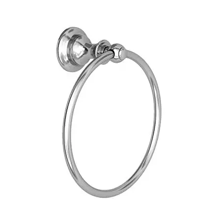 Brass Tech 35-09/15 Newport Brass Towel Ring Polished Nickel