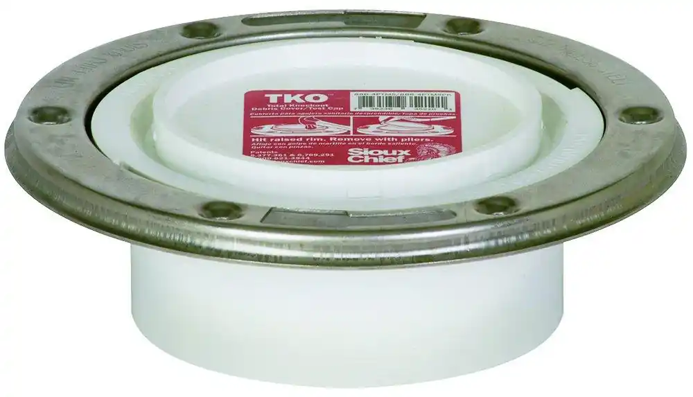 Sioux Chief 886-4PTMSPK TKO 4 In. Spigot Stainless Steel Closet Flange